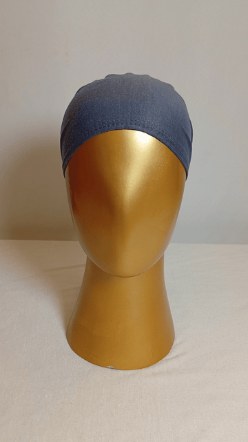 Plain Tie Back Cap  - Gray